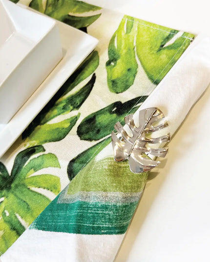 Leaf Napkin Ring Set of 6