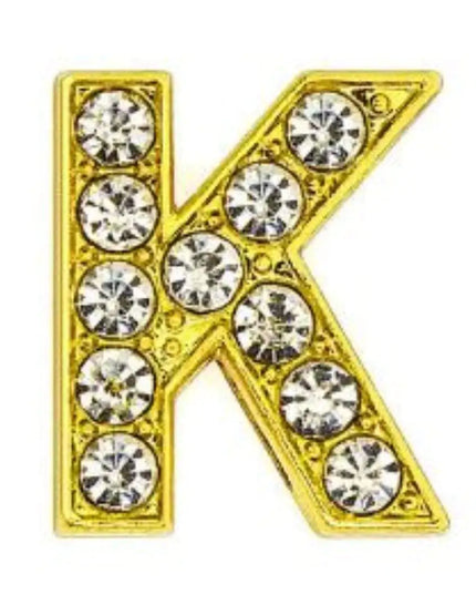 Pavé Letters -Gold Charms