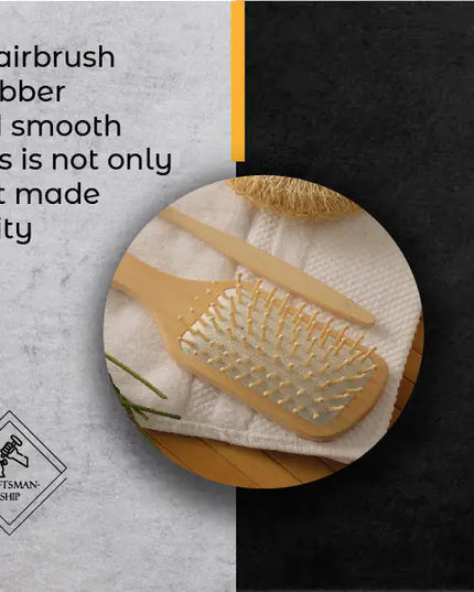 Natural Wooden Detangling Hair Brush