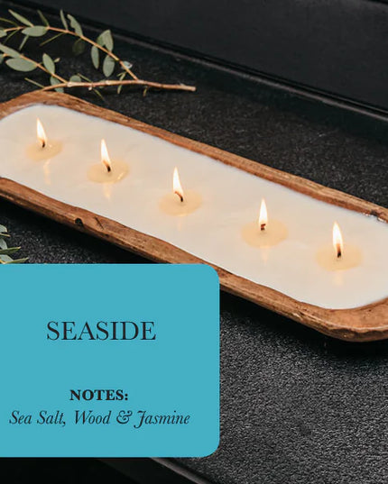 5-Wick Dough Bowl Soy Candle - Seaside