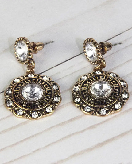 Bloom Earrings-Clear