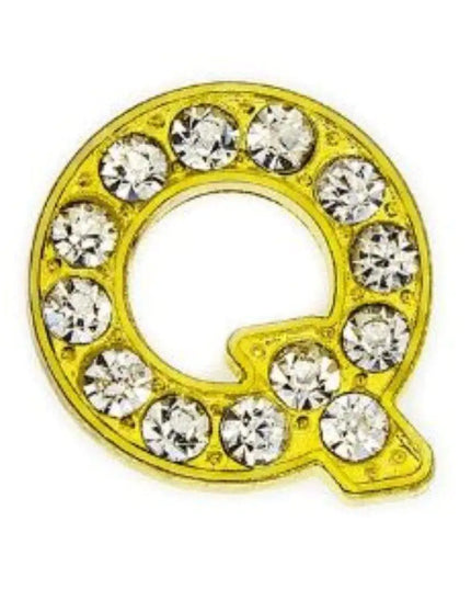 Pavé Letters -Gold Charms