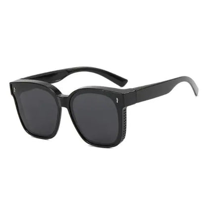 Polarized Sun Protection Sunglasses, Black, 1 Pair
