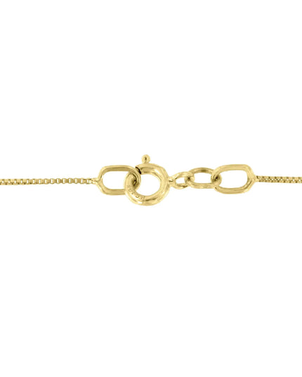 Espira 10K Yellow Gold .03 Cttw Diamond-Accented Round-Cut Diamond Swirl Open Heart 18" Pendant Necklace (I-J Color, I2-I3 Clarity)