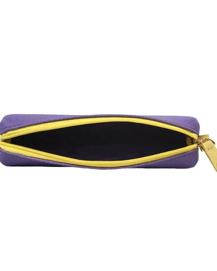 Comfy Leather Pouch -Plum