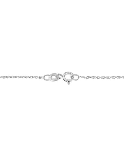 .925 Sterling Silver 1/3 Cttw Diamond Framed Open Cross 18" Pendant Necklace (J-K Color, I2-I3 Clarity)