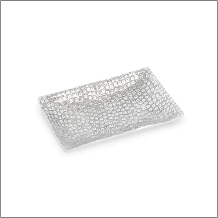 Aluminum Decorative Multi-Purpose Soap Dish / Jewelry Bowl