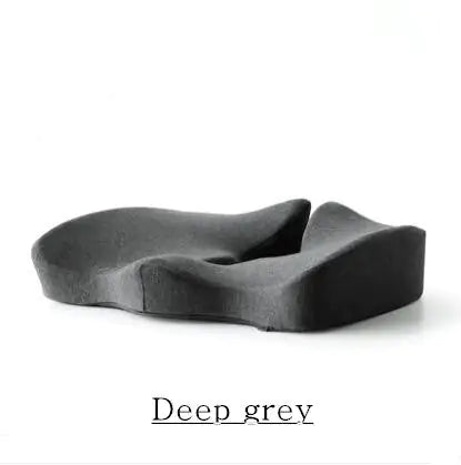Memory Foam Seat Cushion - Breathable - Black - 1 Pack