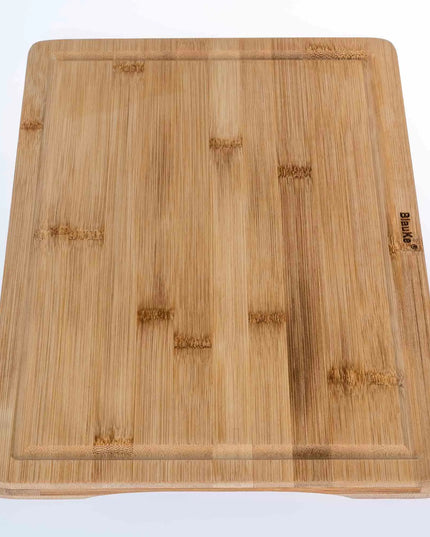 Bamboo Cutting Board 15x10 Inch With Juice Groove And Handles