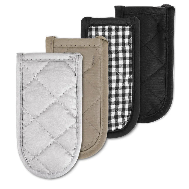 4-piece Heat-resistant Cotton Handle Covers For Cast Iron Skillets