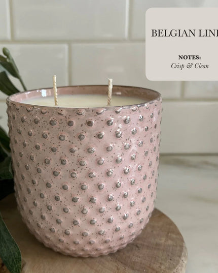Spring Home Decor Dusty Pink Limited Edition Soy Candle by TLC Candle Co.