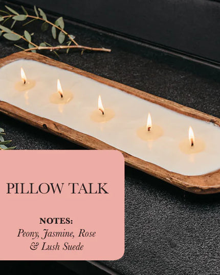 5-Wick Dough Bowl Soy Candle - Pillow Talk