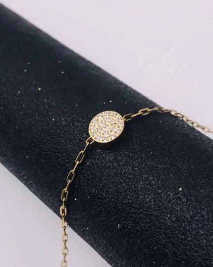 Stainless Steel Gold Sun Necklace
