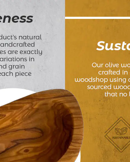 Mediterranean Olive Wood Multi-Purpose Bowl
