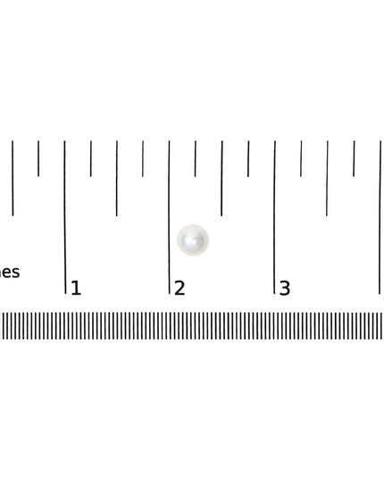 14K Gold Cultured Freshwater Pearl Solitaire Stud Earrings