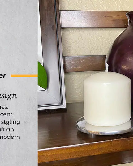 Multi-Purpose Round Candle Holder / Coaster