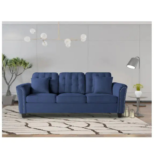 85.4\" Flare Arm Sofa