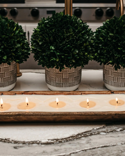 5-Wick Dough Bowl Soy Candle - Farmer's Market