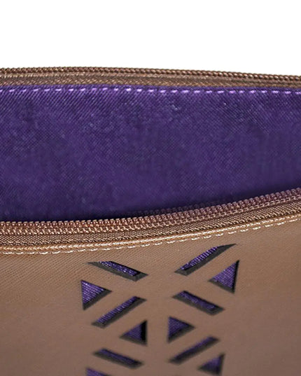Leather PractiPouch Large - Sienna