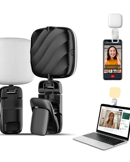LED Clip-on Phone Light with Adjustable Stand