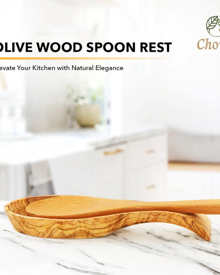 Olive Wood Spoon Rest