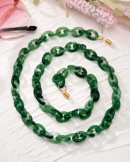 Bond Glasses & Mask Chain
