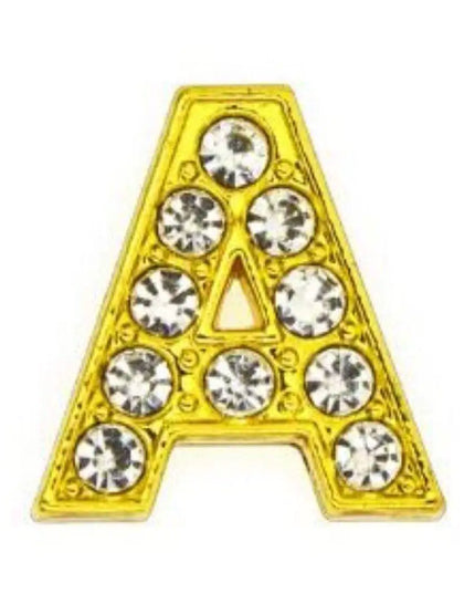 Pavé Letters -Gold Charms