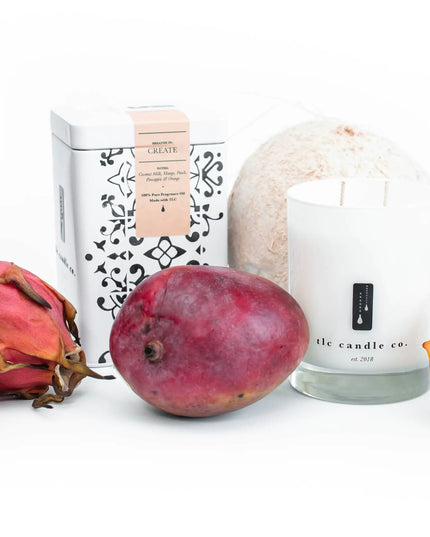 Create - Coconut and Tropical Fruits Soy Candle