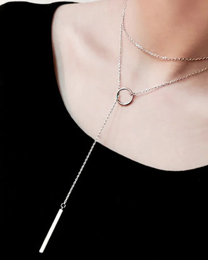 Sterling Silver Linked Necklace