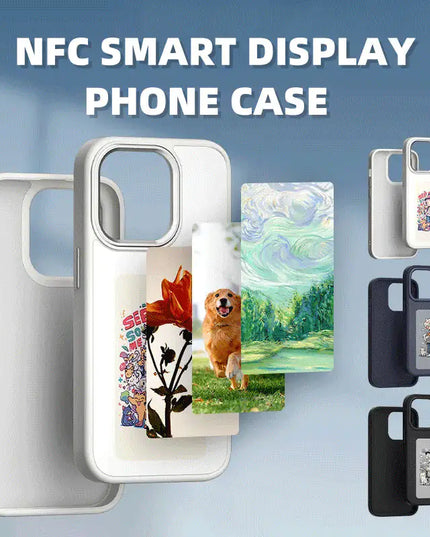 E-ink Screen Phone Case Unlimited Screen Projection Personalized Phone Cover Battery Free New Designer Luxury Phone Case
