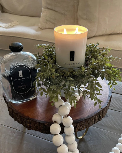 Matches in Glass Decanter