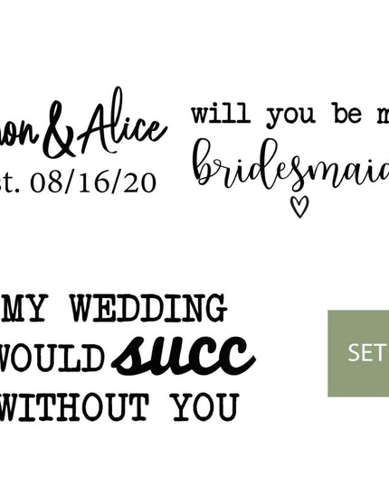 Message in a Planter - 4" Set of 3