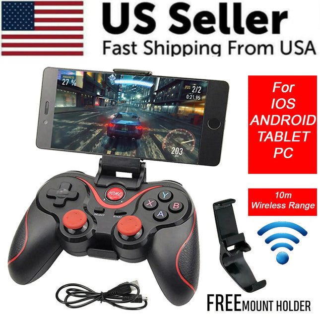 Wireless Bluetooth Game Controller for iOS & Android Devices