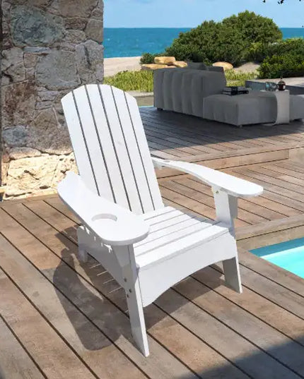 Outdoor Wood Adirondack Chair