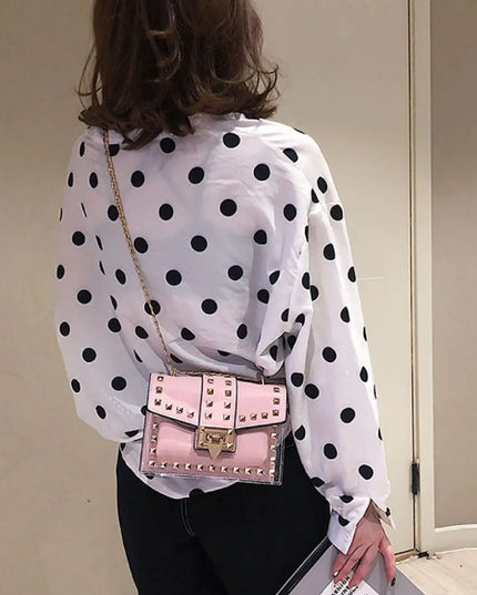 Betty Shoulder Bag -Clear/Rose