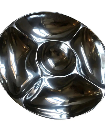 5-Section Snack/Salsa Serving Platter