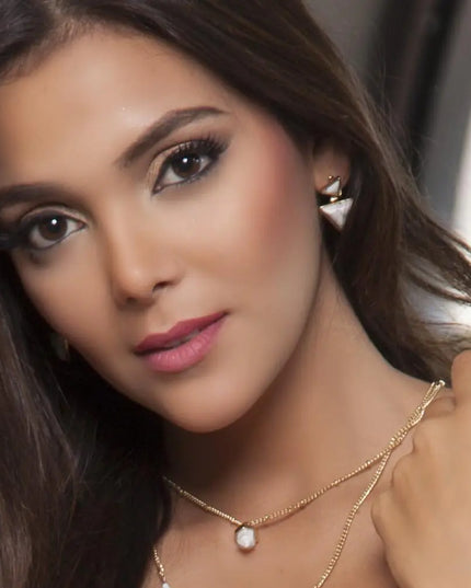 Gypsy Earrings-Sea Salt White