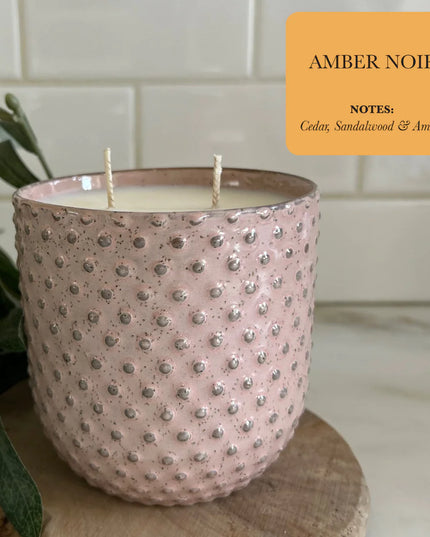 Spring Home Decor Dusty Pink Limited Edition Soy Candle by TLC Candle Co.