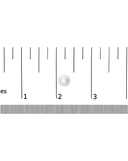 14K Gold Cultured Freshwater Pearl Solitaire Stud Earrings