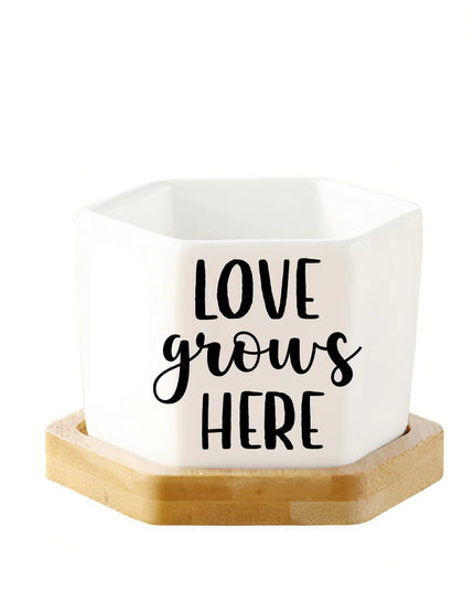 Message in a Planter - 4" Set of 3