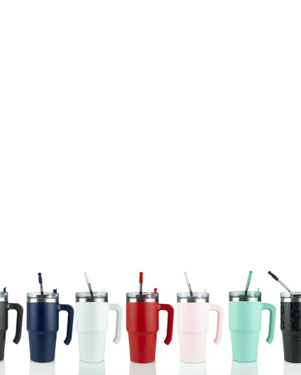 20oz POWDER COATED GRIPPY TUMBLER