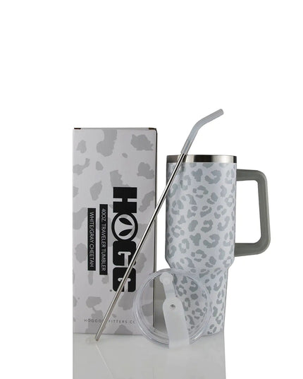 40oz POWDER COATED TRAVELER TUMBLER