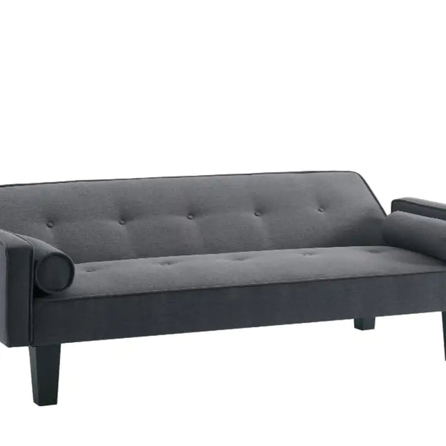 Fabric Sofa, Medieval Love Seat Sofa Furniture, With Pillows, Living Room Button Tufted Sofa, Pull Point Design