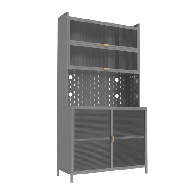 6-level Flip Door Pantry Cabinet