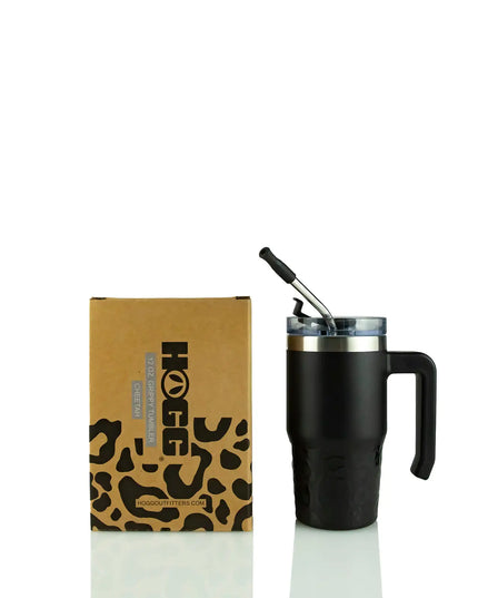 12oz POWDER COATED GRIPPY TUMBLER