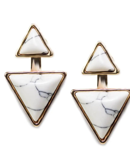 Gypsy Earrings-Sea Salt White