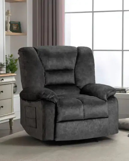 Massage Heating Recliner Sofa, Living Room