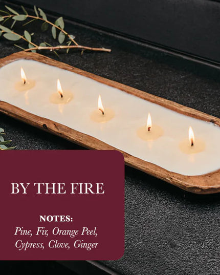 5-Wick Dough Bowl Soy Candle - By The Fire