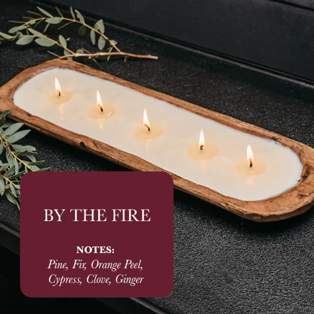 5-Wick Dough Bowl Soy Candle - By The Fire