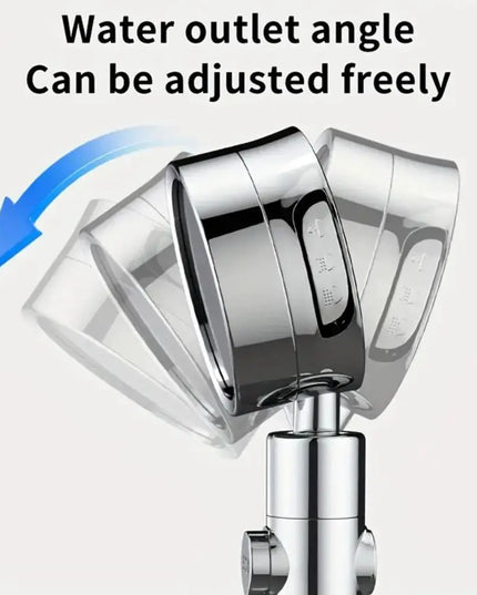 Circular 3 Speed High-pressure Handheld Shower Head